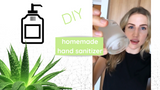 How to make natural homemade hand sanitizer - DIY
