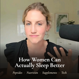 The Complete Sleep Protocol: Peptides, Supplements, Blood Sugar, Blue Light, Cooling Mattresses + The 3 AM Fix That Changed Everything | Her Stack Series