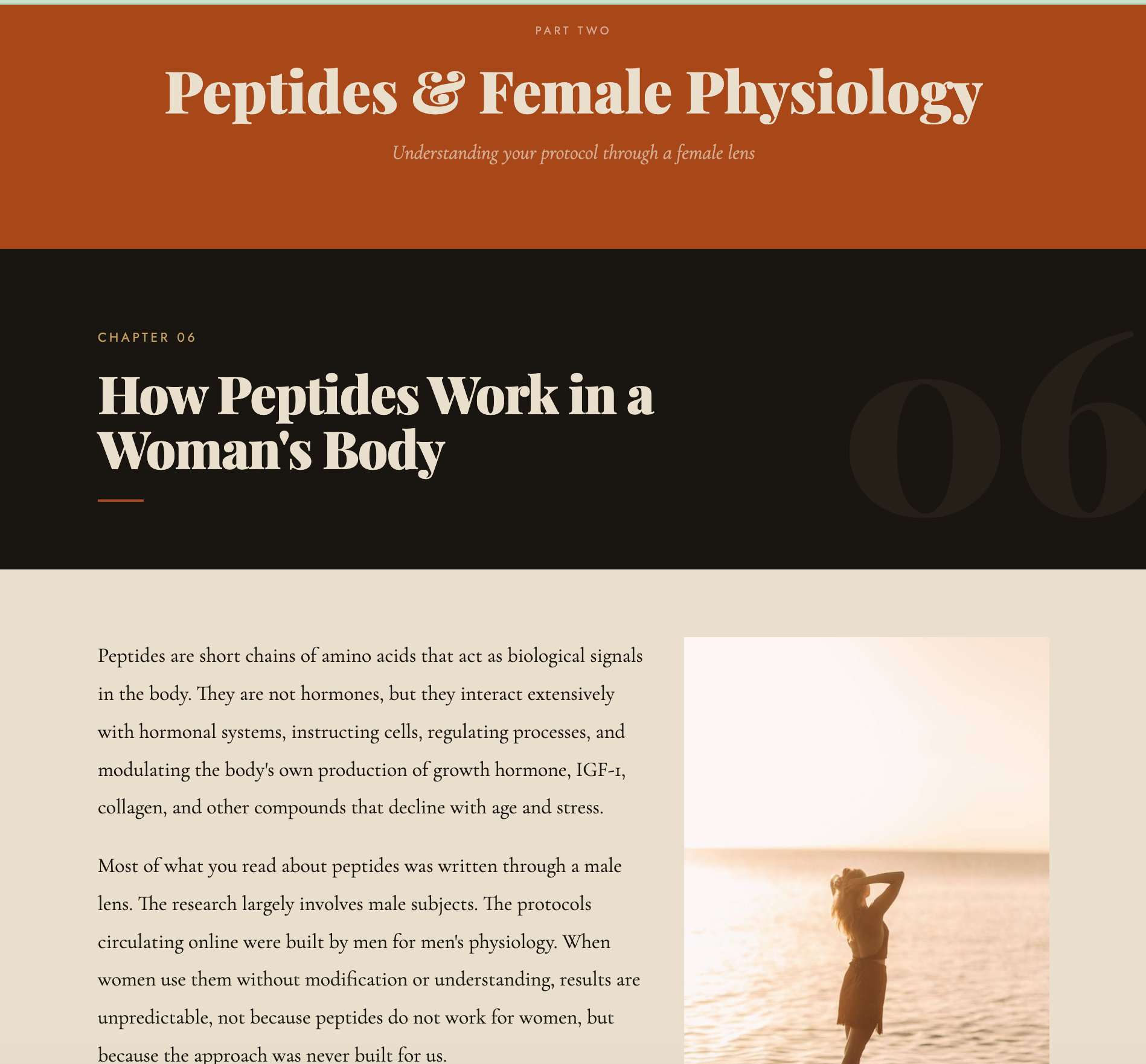 Ebb and Flow: Digital Cycle Syncing + Peptide Guide