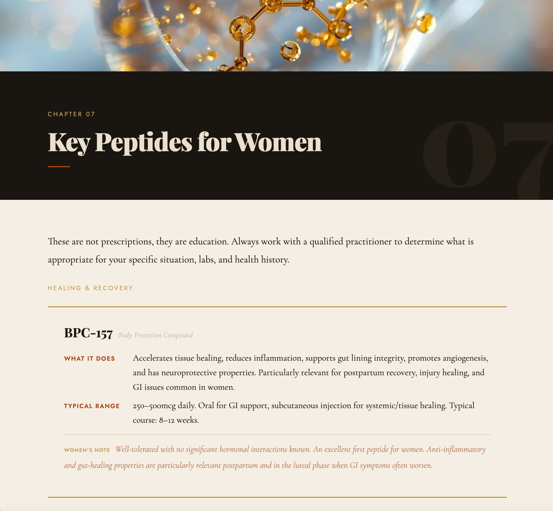 Ebb and Flow: Digital Cycle Syncing + Peptide Guide