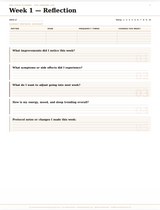 Her Stack Planner: 90-Day Peptide Tracking Journal for Women