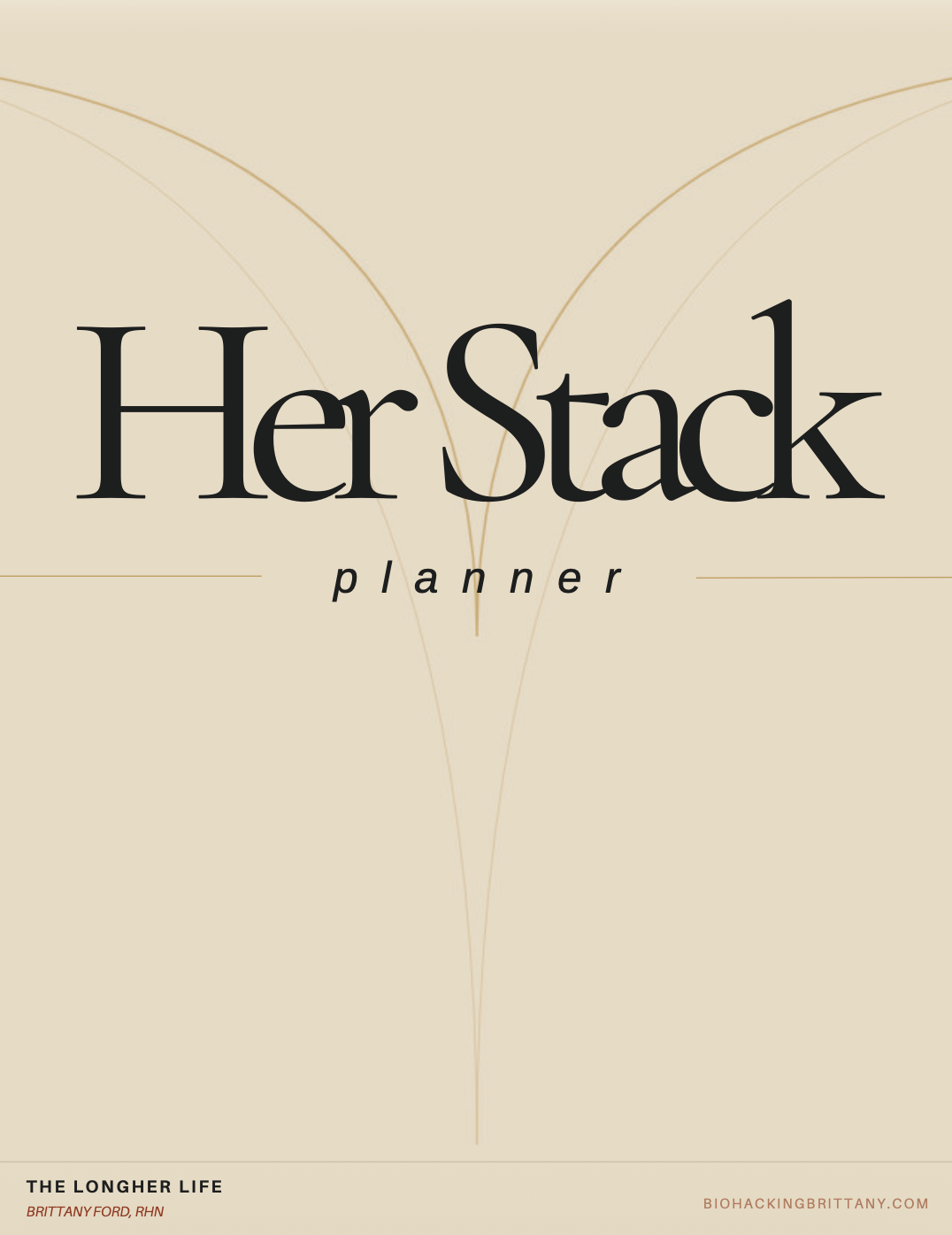 Her Stack Planner: 90-Day Peptide Tracking Journal for Women